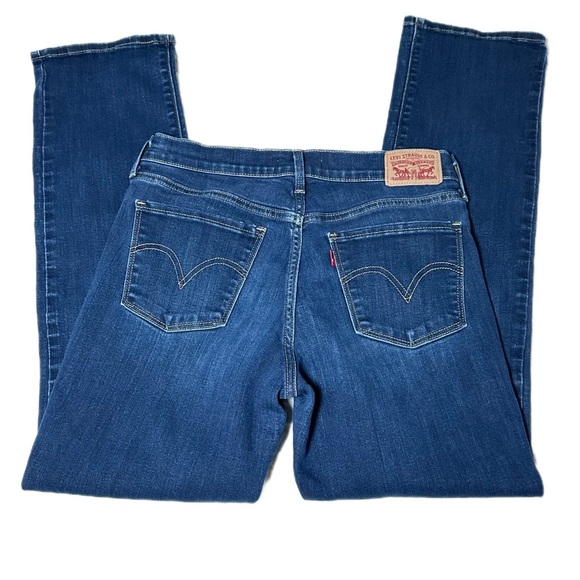 Levis 505 straight leg Blue Jeans size 6 - Picture 3 of 7